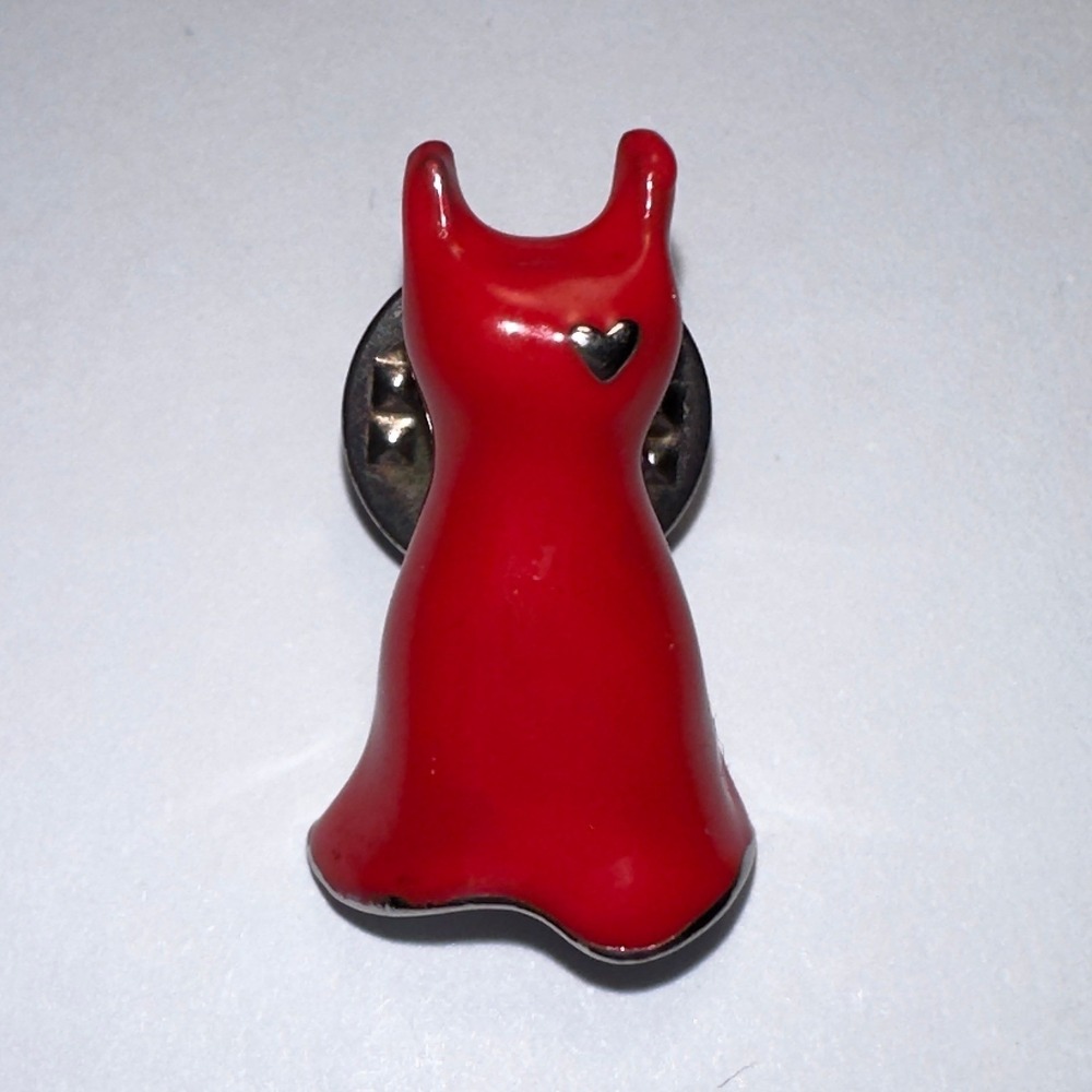 The Heart Truth-Women Heart‎ Disease Awareness Red Dress Lapel Pin